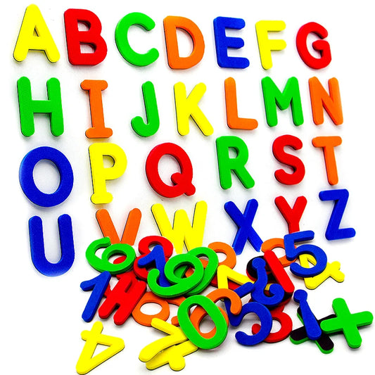 24-76pcs Magnetic Alphabet Letters